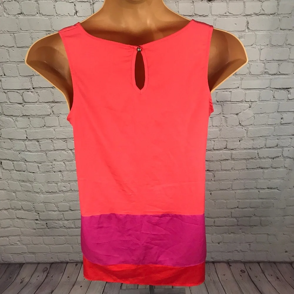 My Story Color Block Sleeveless Dress Medium Size